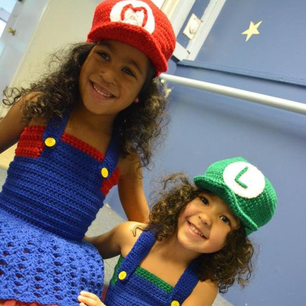 Mario/Luigi Crochet Dress